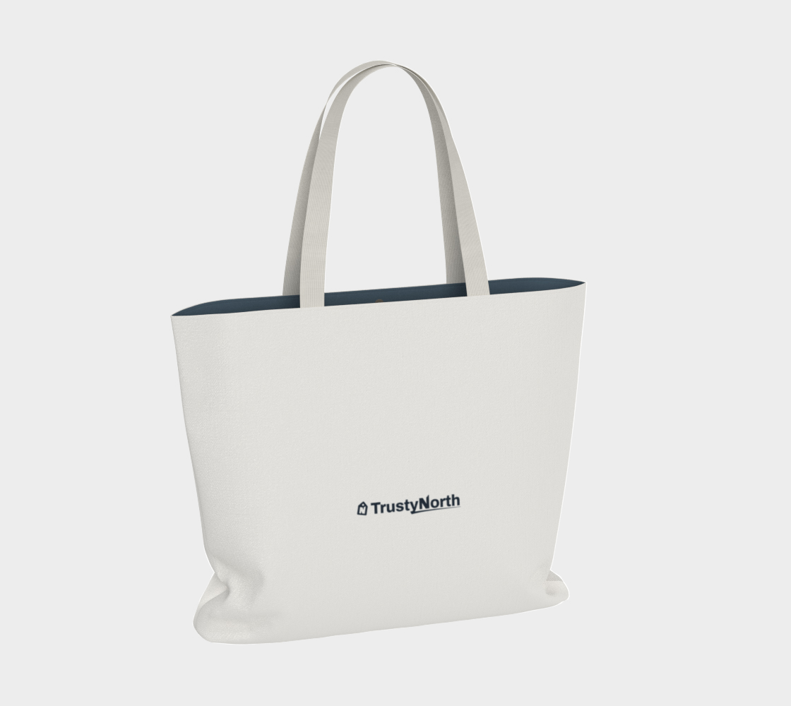 TrustyNorth Market Tote (Lined), Printed in Canada