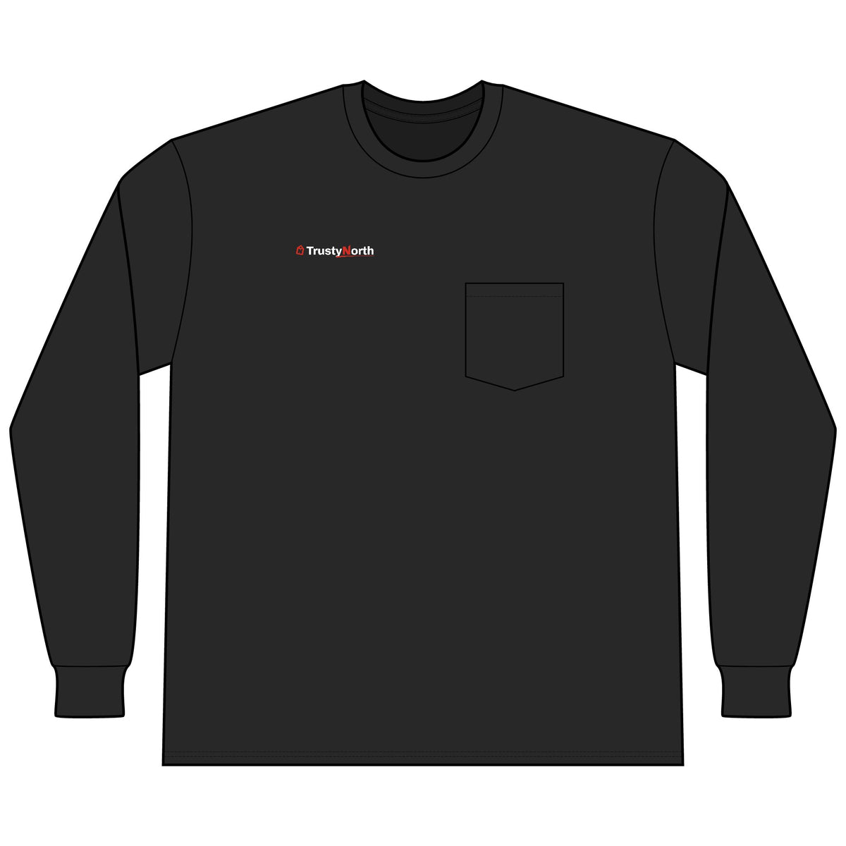 TrustyNorth Tall Long Sleeve Pocket Tee (LT-4XLT)