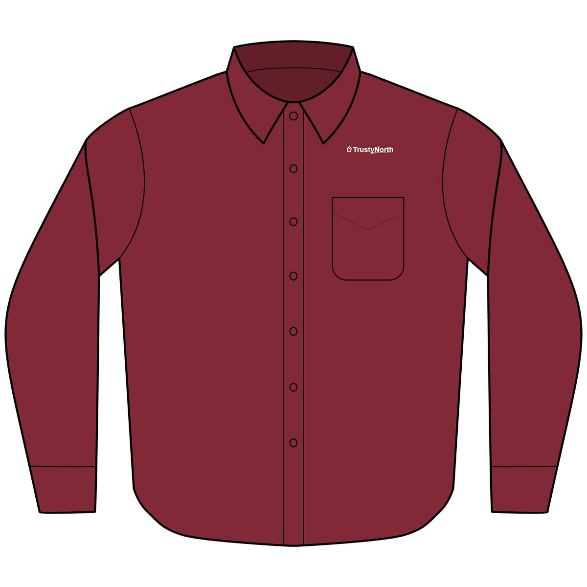TrustyNorth Tall Long Sleeve Easy Care Shirt (LT-4XLT)