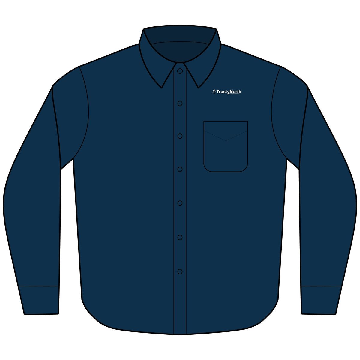 TrustyNorth Tall Long Sleeve Easy Care Shirt (LT-4XLT)