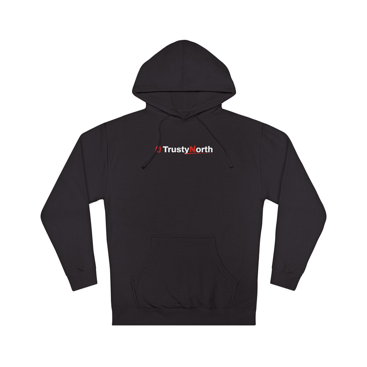 TrustyNorth Heavyweight Wordmark Hoodie, Black (2XL-5XL)