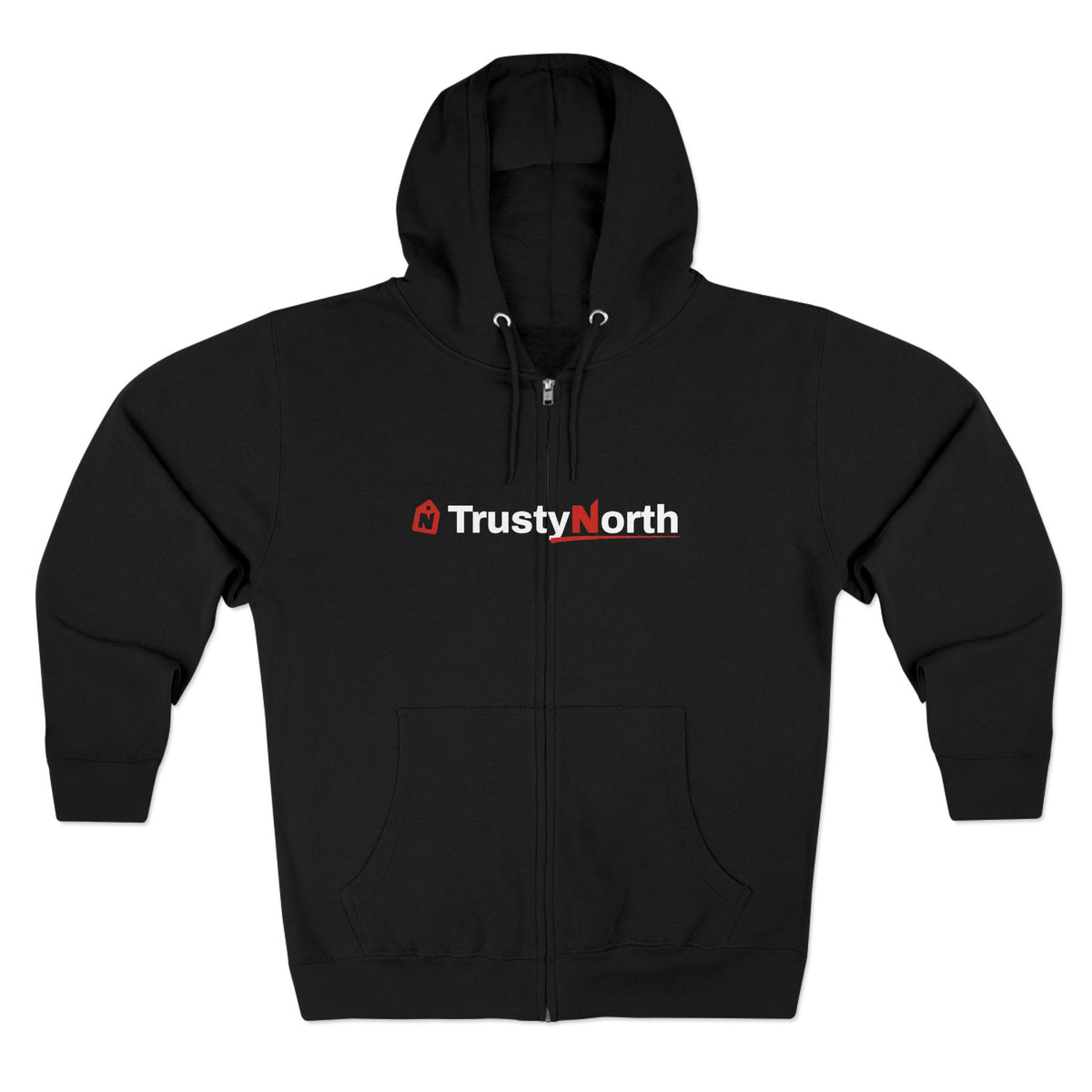 TrustyNorth Wordmark Zip Hoodie