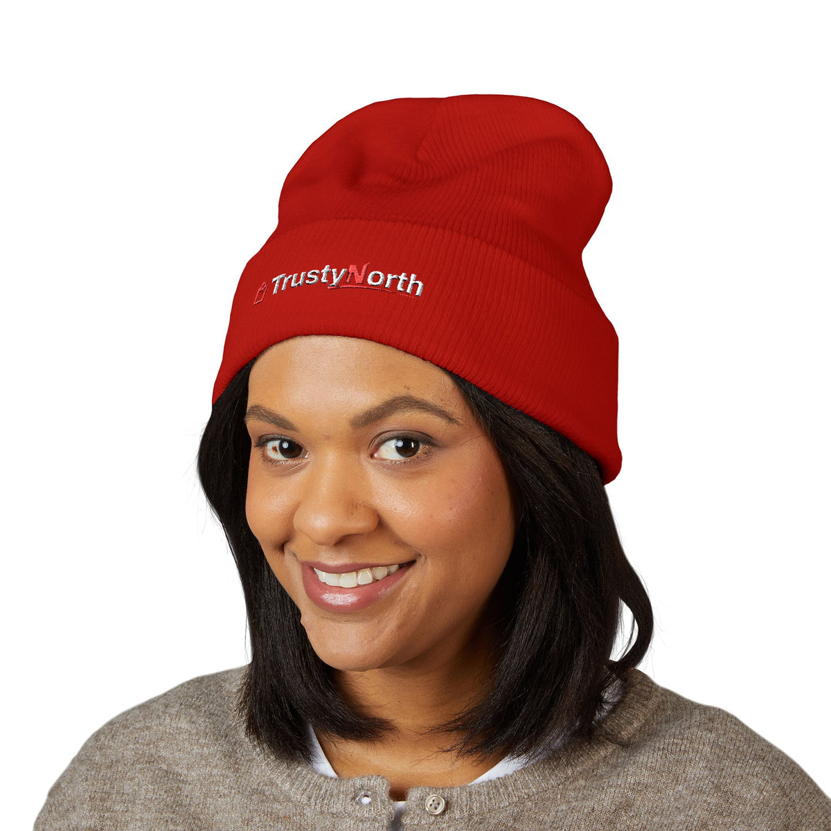 TrustyNorth Embroidered Cuffed Toque