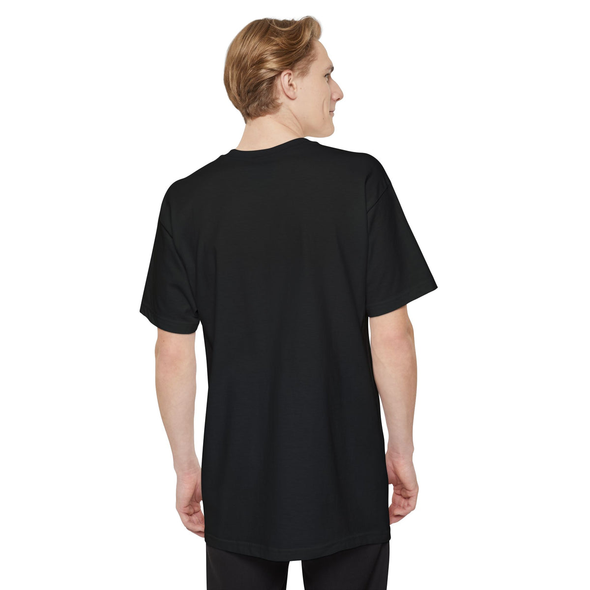 TrustyNorth Heavyweight Tall Tee, Black & Navy (LT-4XLT)