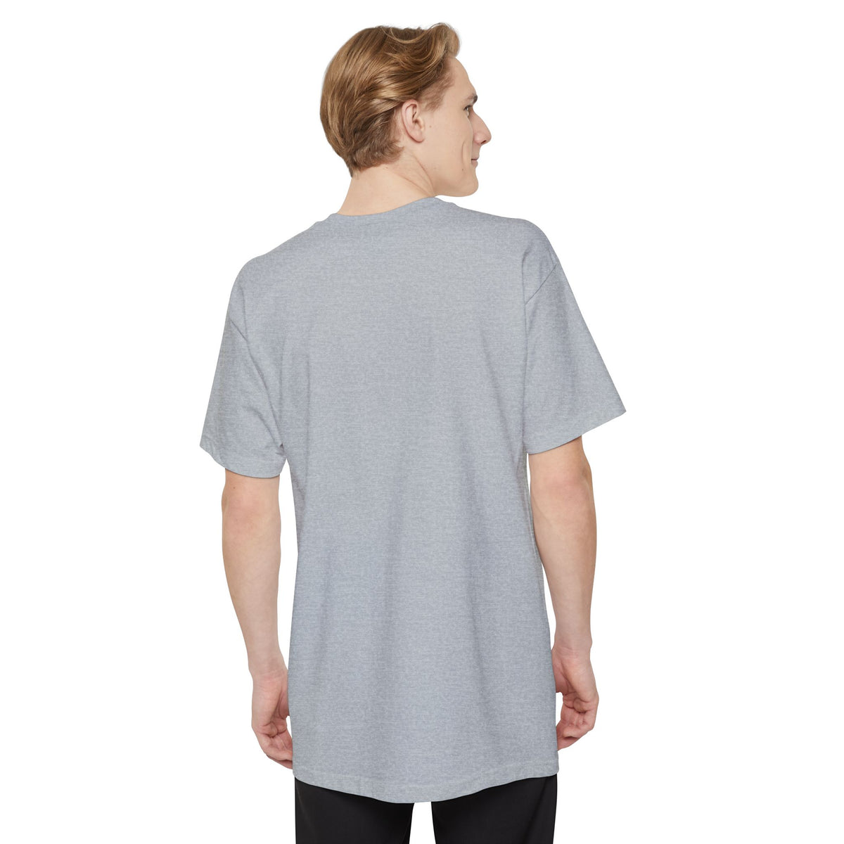 TrustyNorth wordmark tall t-shirt, alternate view, sizes LT to 4XLT