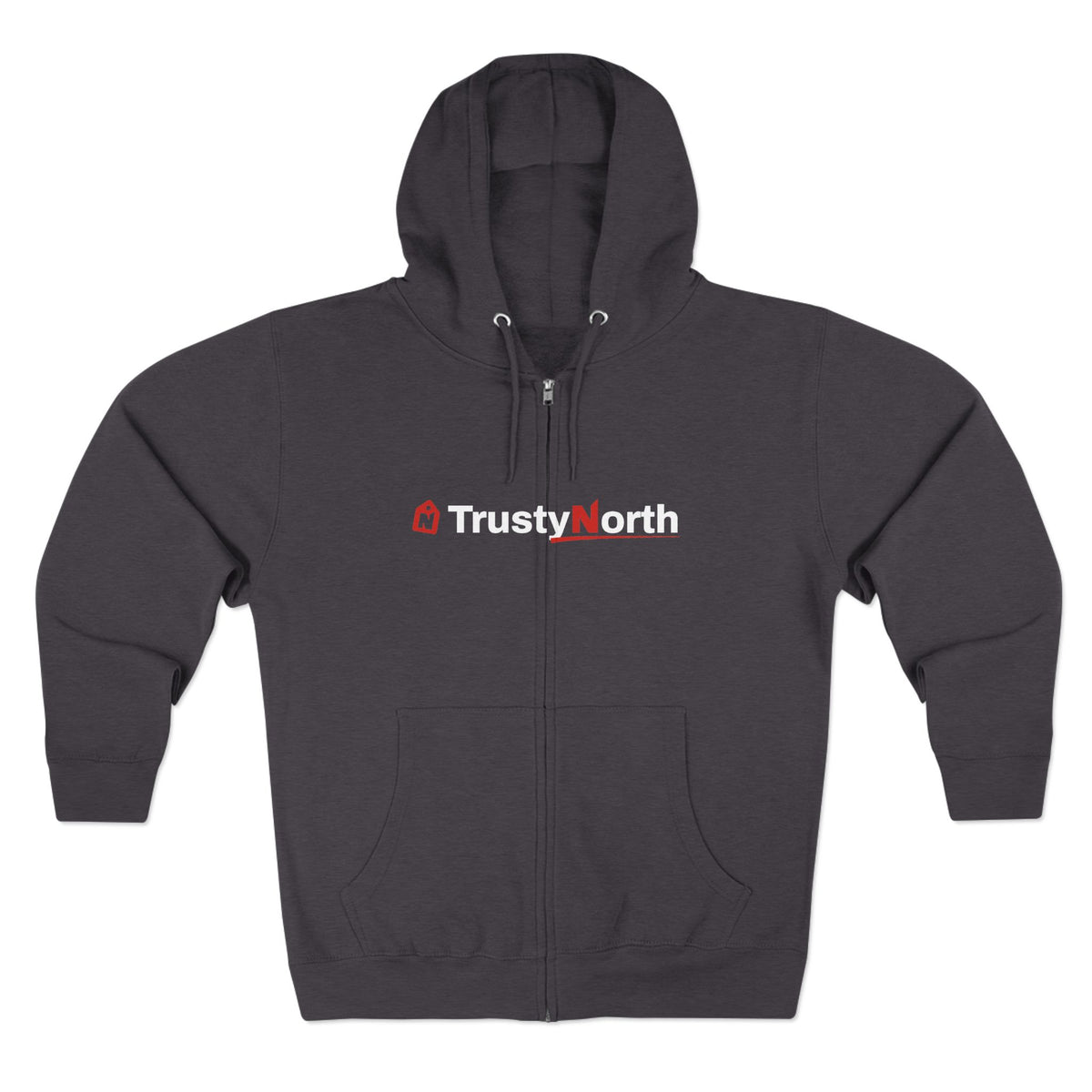 TrustyNorth Wordmark Zip Hoodie