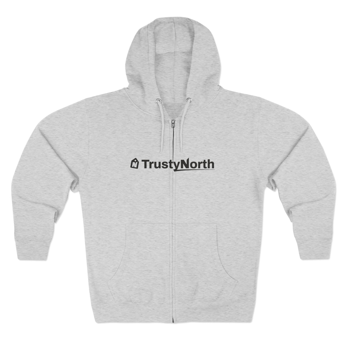 TrustyNorth Wordmark Zip Hoodie