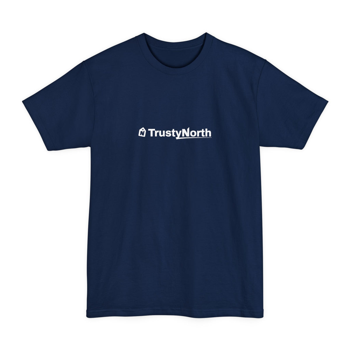 TrustyNorth Heavyweight Tall Tee, Black & Navy (LT-4XLT)