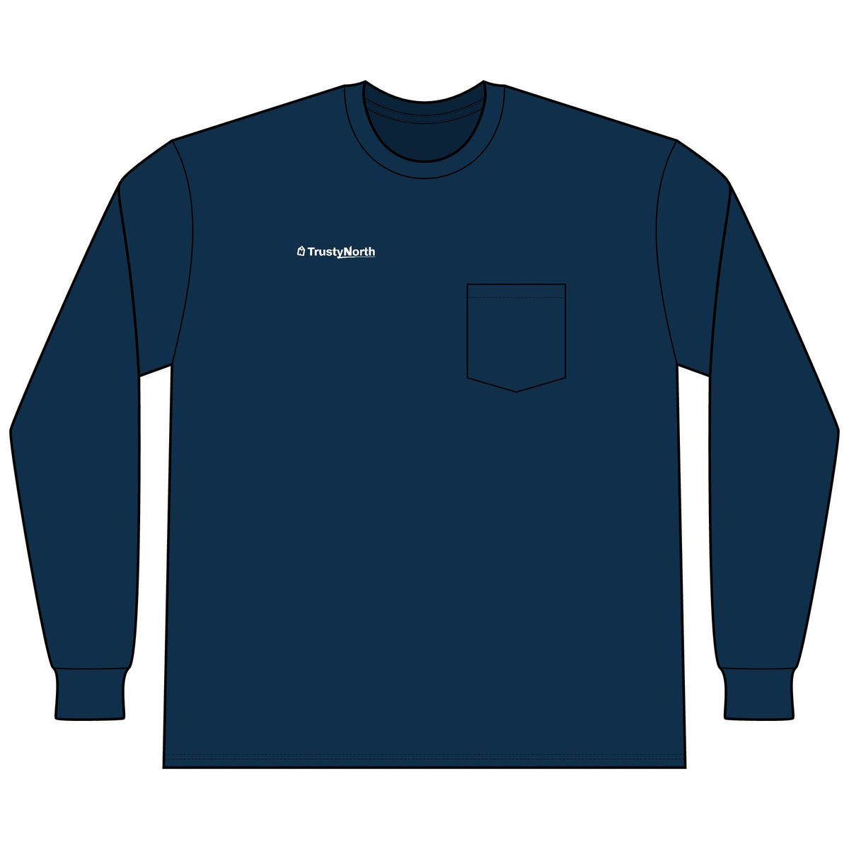 TrustyNorth Tall Long Sleeve Pocket Tee (LT-4XLT)