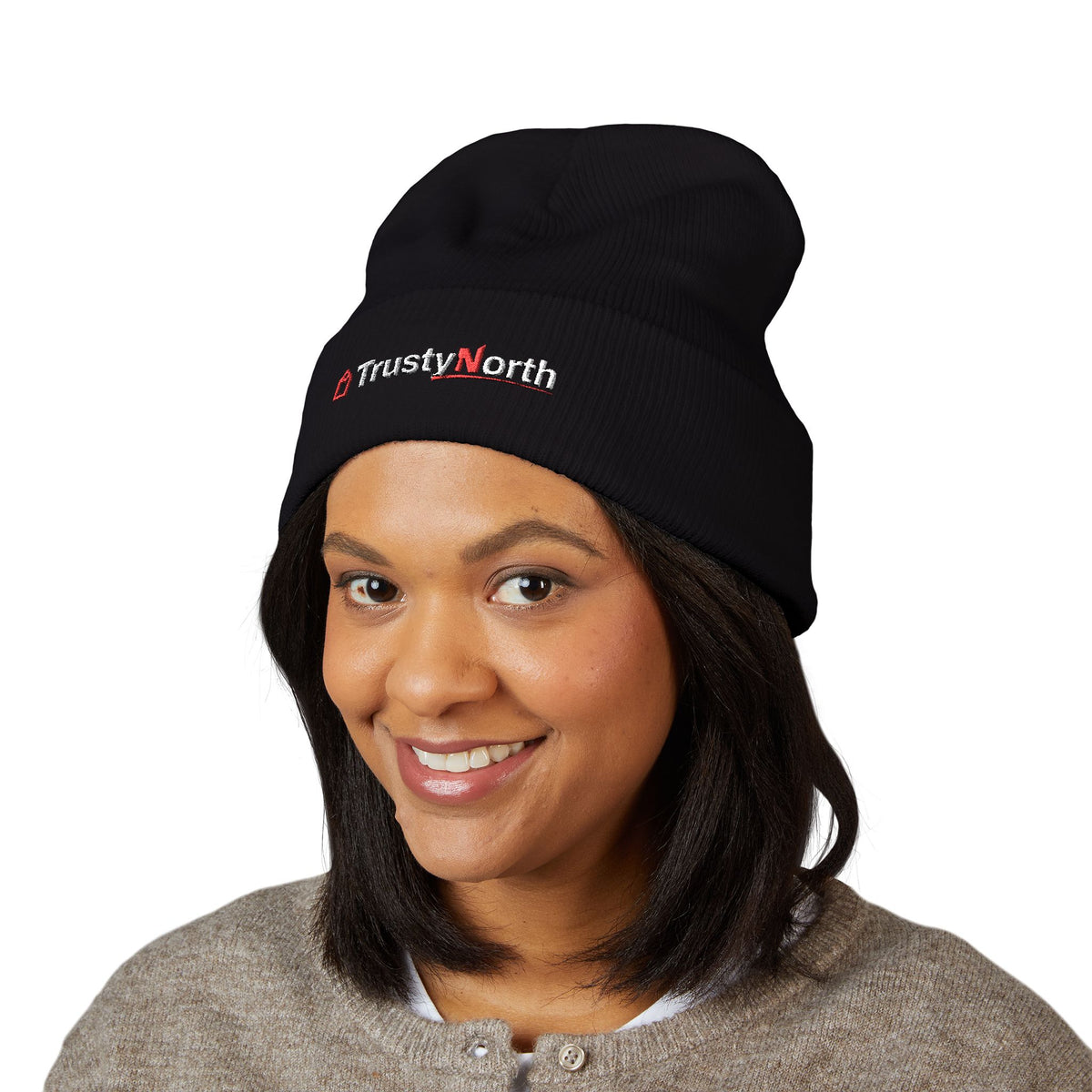 TrustyNorth Embroidered Cuffed Toque