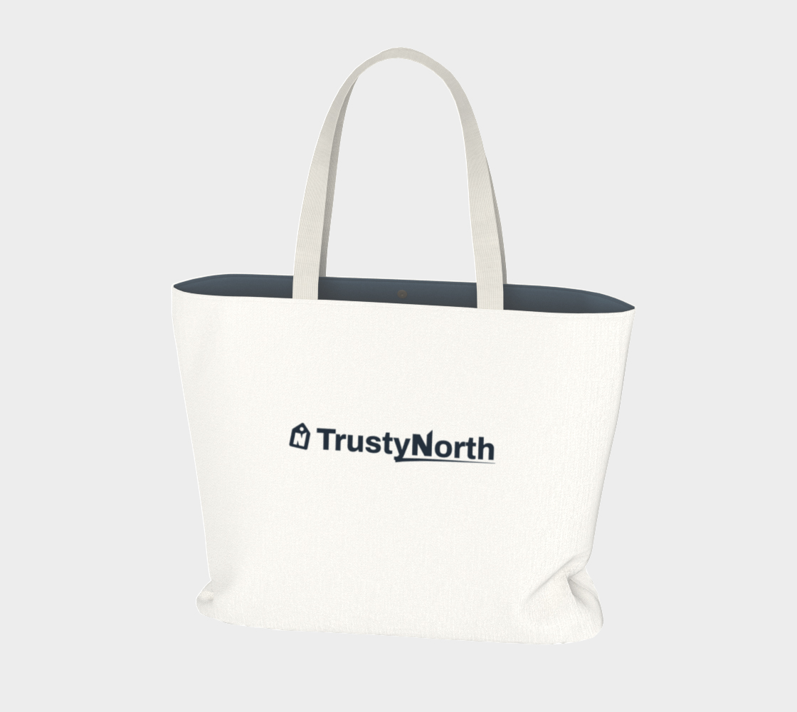 TrustyNorth Market Tote (Lined), Printed in Canada