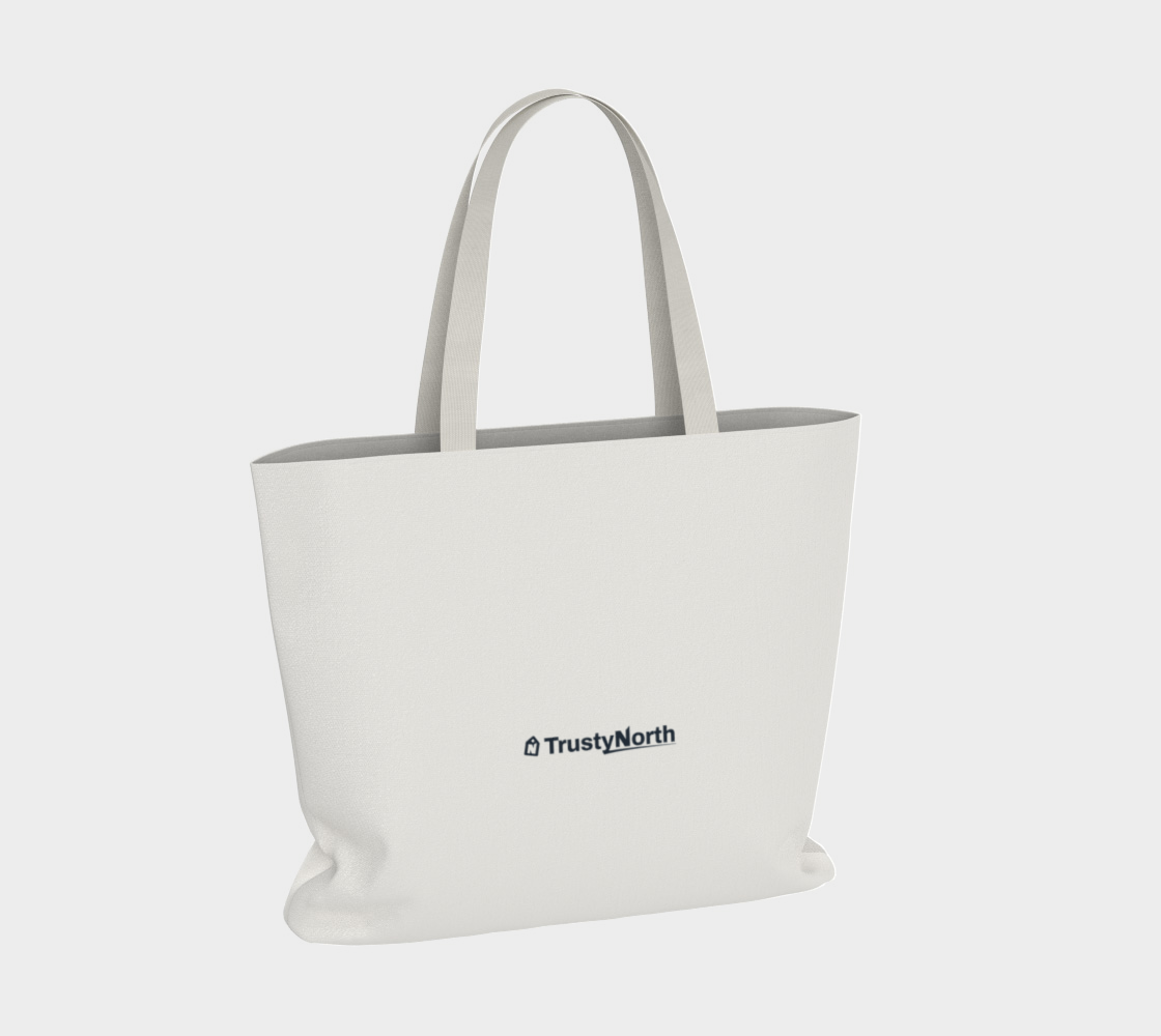 TrustyNorth Market Tote (Lined), Printed in Canada