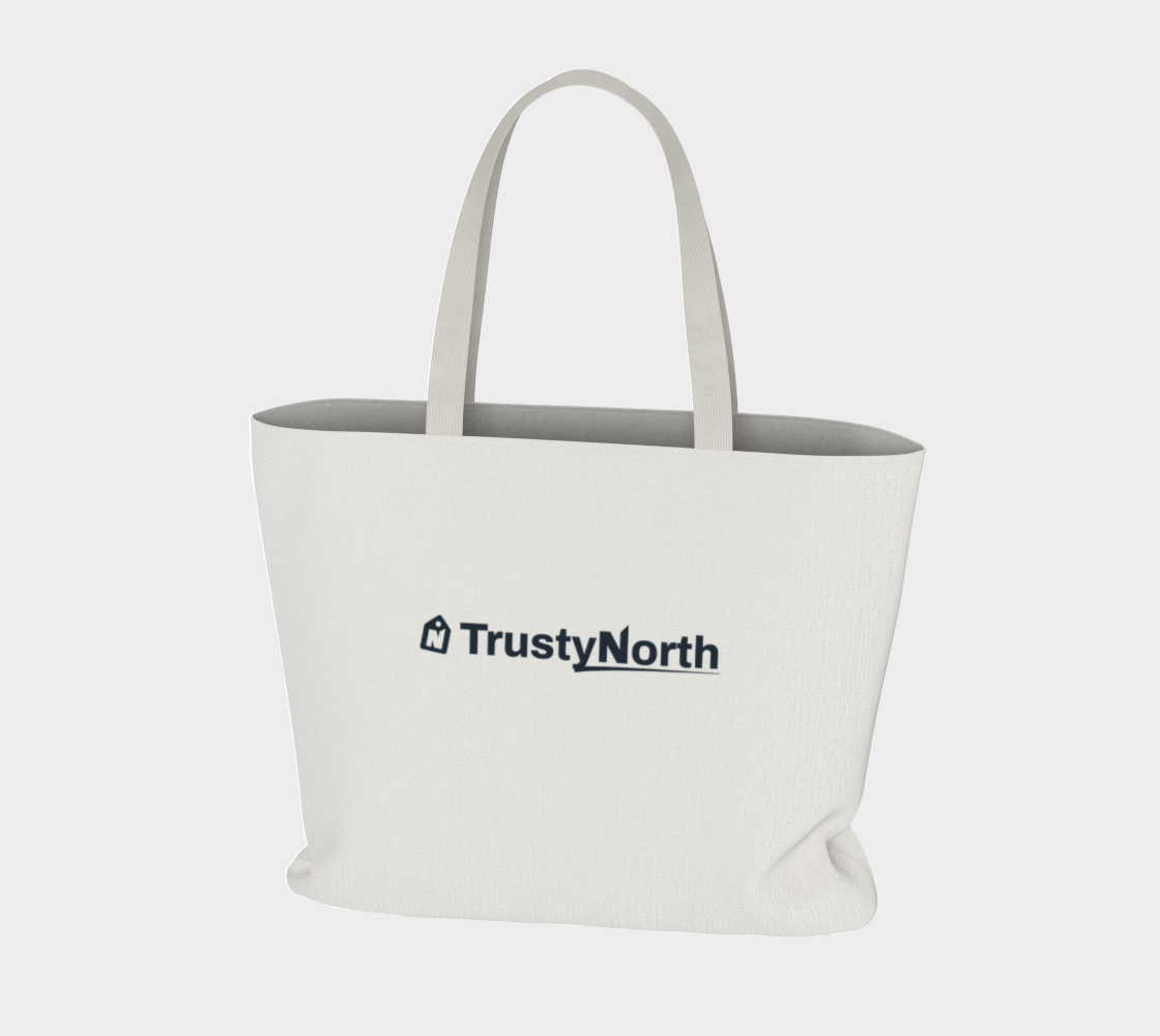 TrustyNorth Market Tote (Lined), Printed in Canada