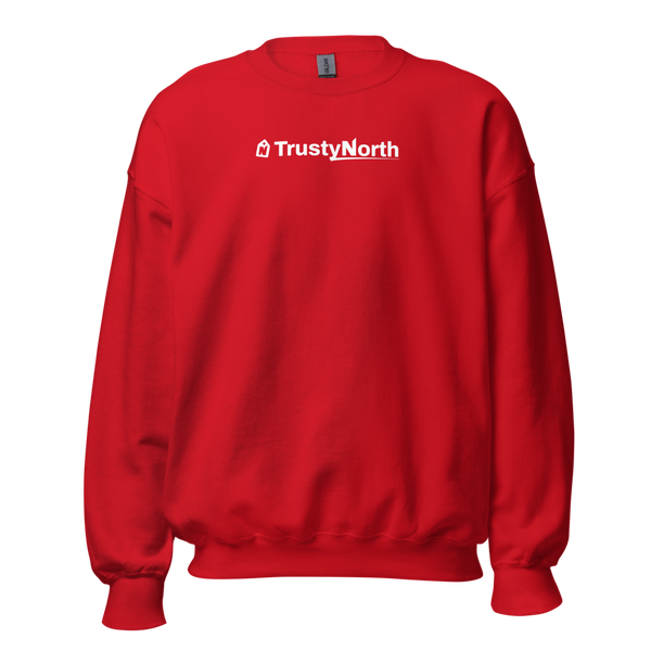TrustyNorth Red Crewneck