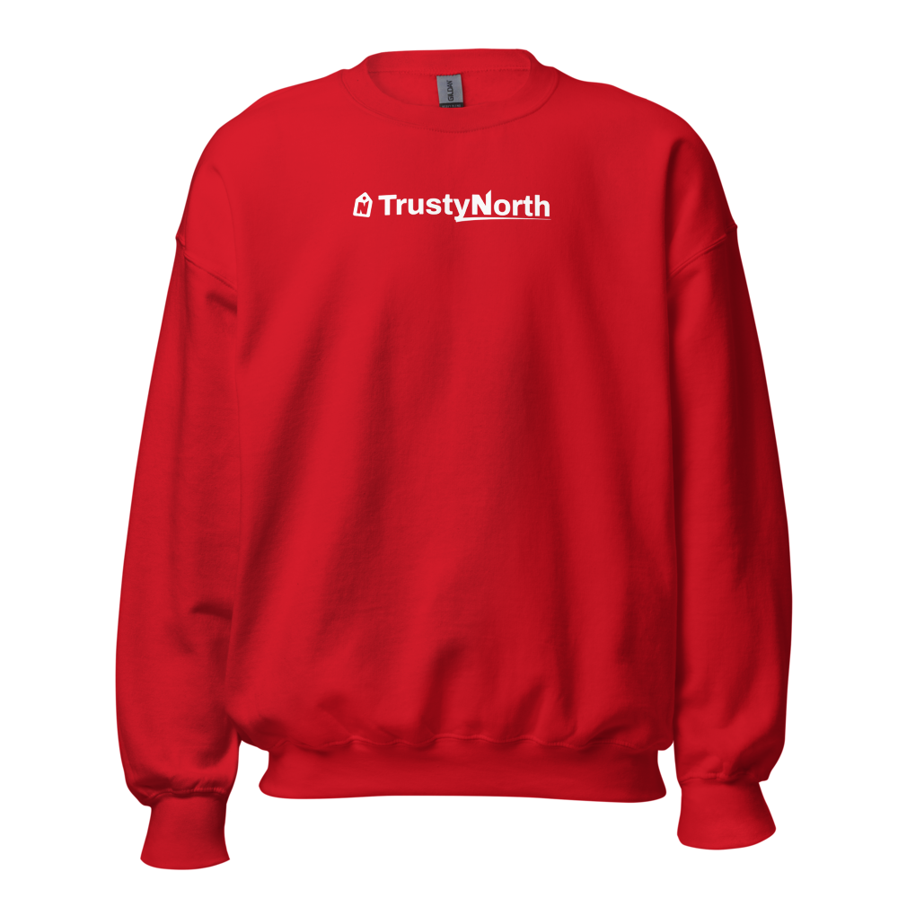 TrustyNorth Red Crewneck